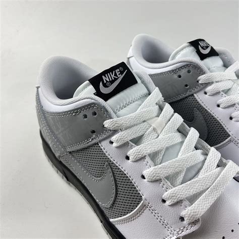 white neutral grey dunks.